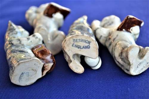 Beswick Miniature Cat Orchestra Figures - Four Pieces