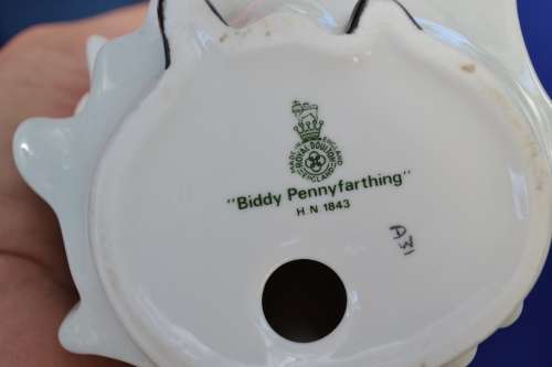 Royal Doulton Figurine "Biddy Penny Farthing" HN1843