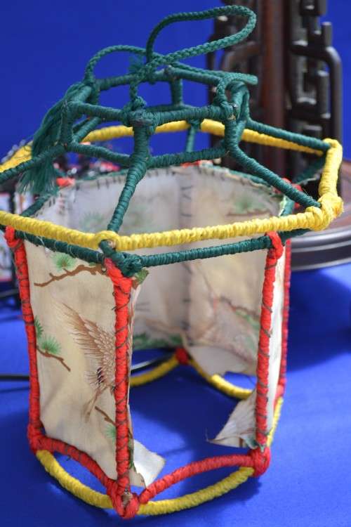 Antique Dragon Lamp c1920