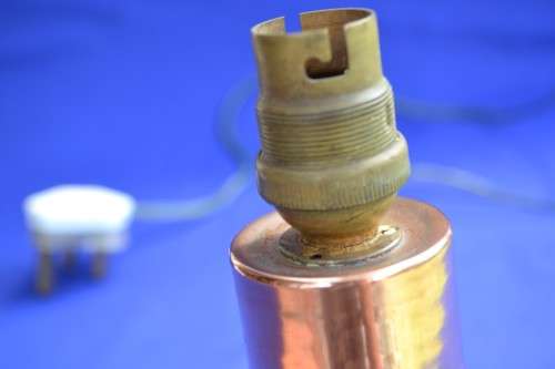 Royal Sable Copperware Copper Lamp - No Shade