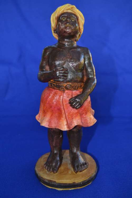 Vintage Hard Plastic Ethnic Figure