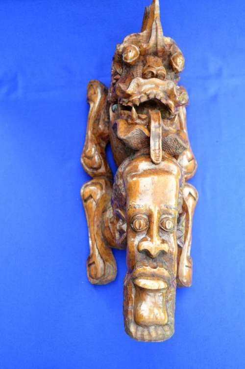 Antique Wood Carving - Collection piece