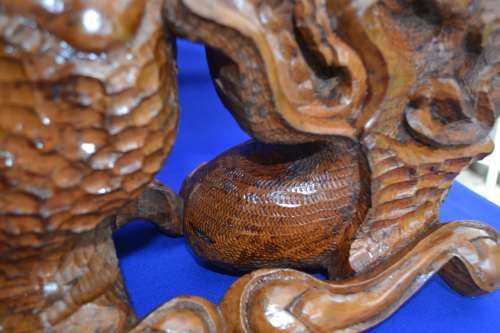 Antique Wood Carving - Collection piece