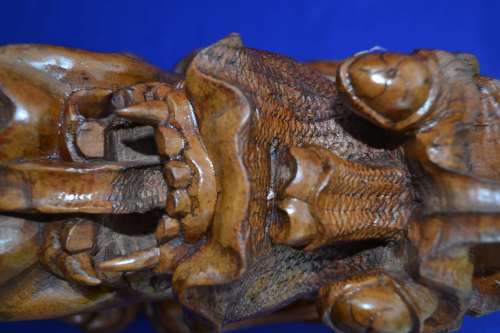 Antique Wood Carving - Collection piece