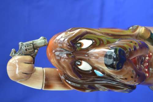 Vintage Musical Decanter "The Last Shot"