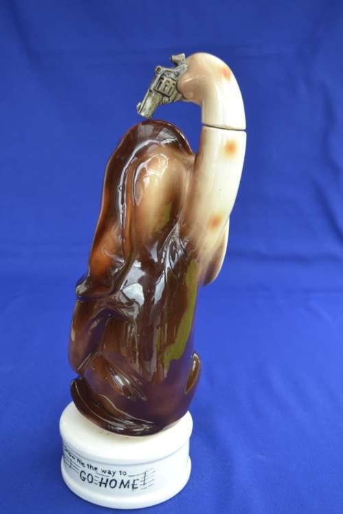 Vintage Musical Decanter "The Last Shot"