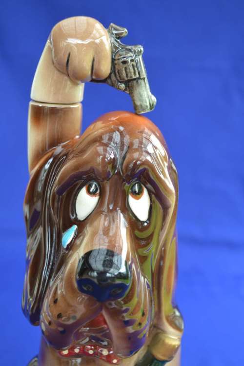 Vintage Musical Decanter "The Last Shot"