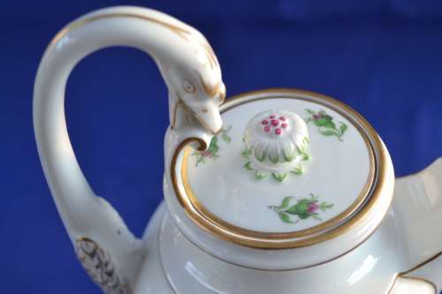 Meissen  "Rose" Three Piece Coffee Set  -REDUCED