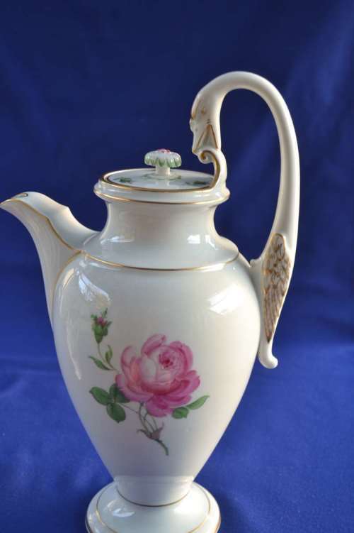 Meissen  "Rose" Three Piece Coffee Set  -REDUCED