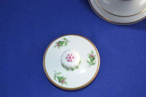 Meissen  "Rose" Three Piece Coffee Set  -REDUCED