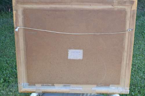 Vintage Needlepoint - Framed behind Glass