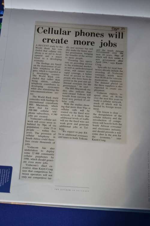 The Life and Times of Vodacom  1993 - 2007