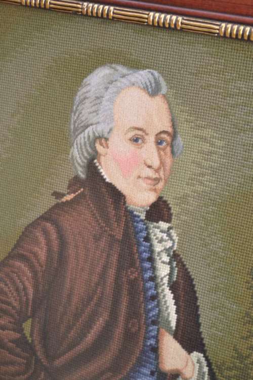 Vintage Tapestry - Wolfgang Amadeus Mozart - Framed