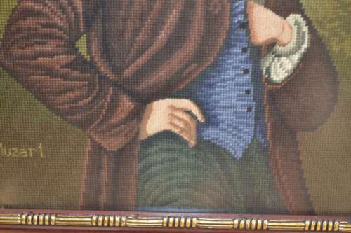 Vintage Tapestry - Wolfgang Amadeus Mozart - Framed