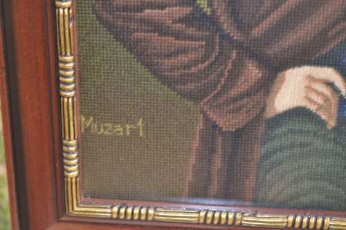 Vintage Tapestry - Wolfgang Amadeus Mozart - Framed