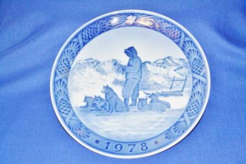 Royal Copenhagen Collectable Christmas Plates 1967 & 1978