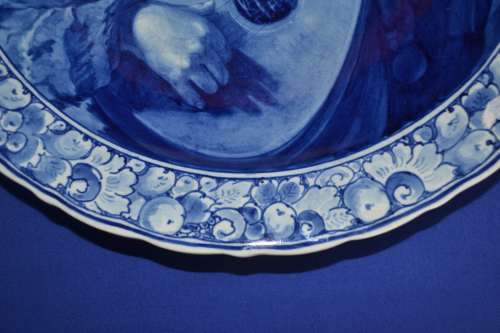 Delft Joost Thooft and Labouchere Large Charger dated 1897