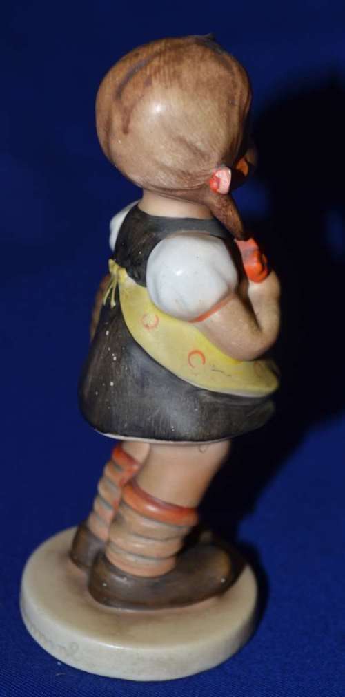 Hummel "Sister" Girl with Basket Figurine #98 - Vintage