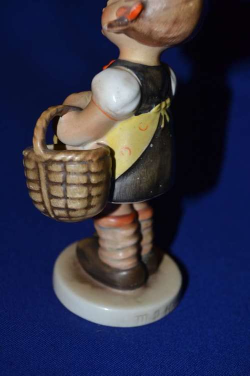 Hummel "Sister" Girl with Basket Figurine #98 - Vintage