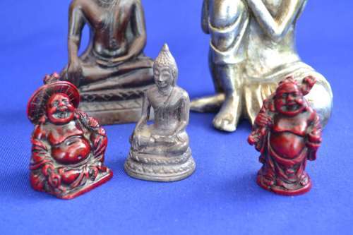Buddha Figures - 5 Pieces