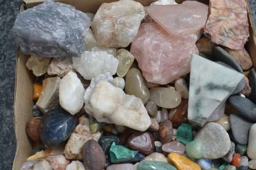 Large Collection of Stones and Semi Precious Stones