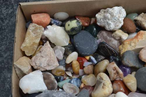 Large Collection of Stones and Semi Precious Stones