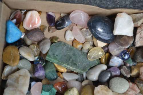 Large Collection of Stones and Semi Precious Stones