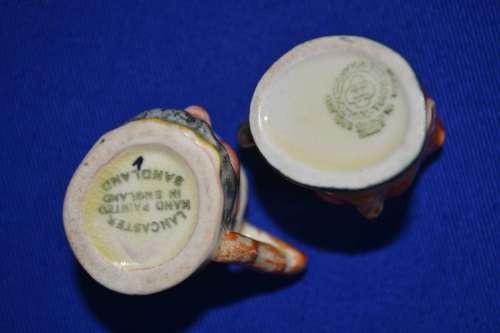 Miniature Character Jugs and Toby Jug
