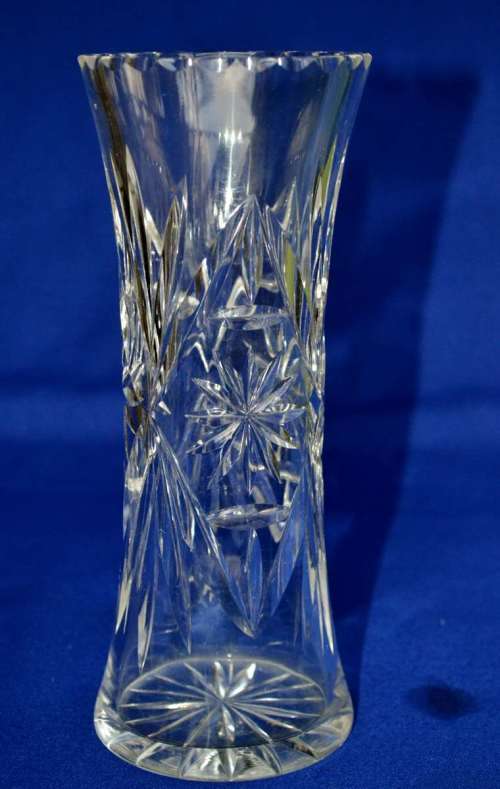 Cut Crystal Vase