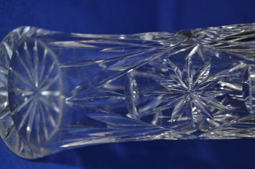 Cut Crystal Vase