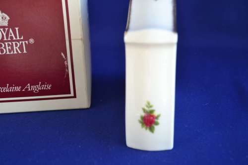 Royal Albert `Old Country Roses` Porcelain Clock Boxed