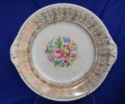 Simpsons (Potters) Ltd - Solian Ware Cake Plate and Three Side Plates