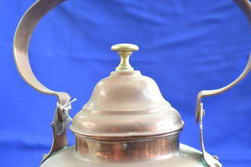 Antique Dutch Swing Handle Copper  Kettle