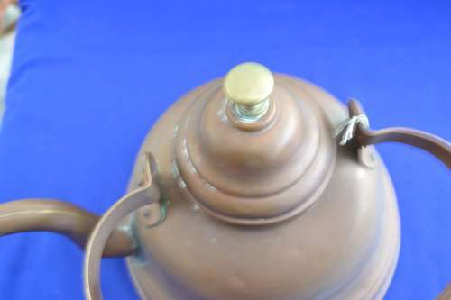 Antique Dutch Swing Handle Copper  Kettle