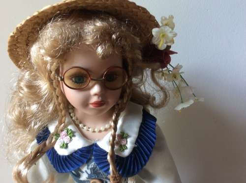 Collectable Porcelain Display Doll - Gretchen
