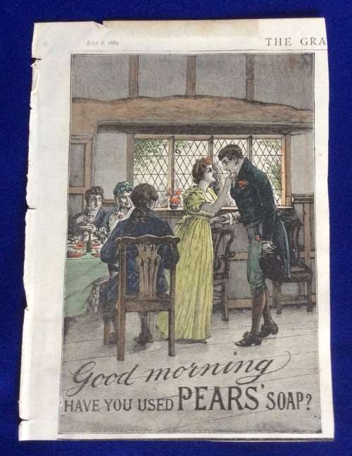 Antique Pears Soap Advertisements c1889 and 1898 - Framed