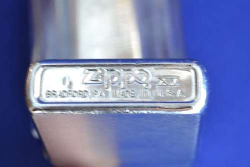 Zippo Lighter and Camel Branded Lighter in Perspex Case