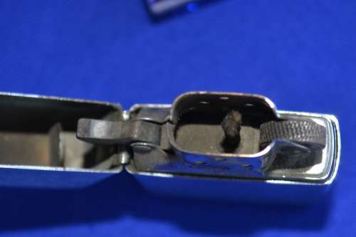 Zippo Lighter and Camel Branded Lighter in Perspex Case