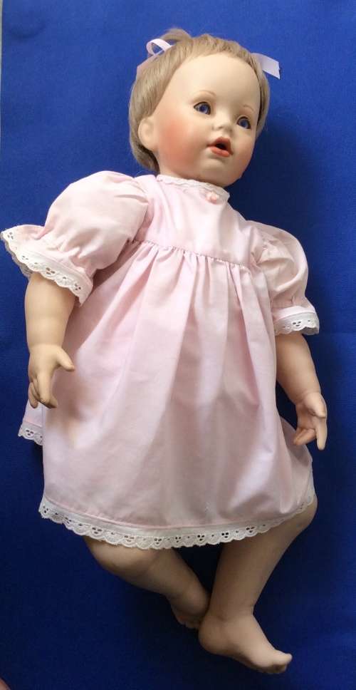 Vintage Porcelain Doll - Baby Shay by Rubert 1994