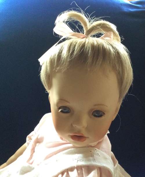Vintage Porcelain Doll - Baby Shay by Rubert 1994