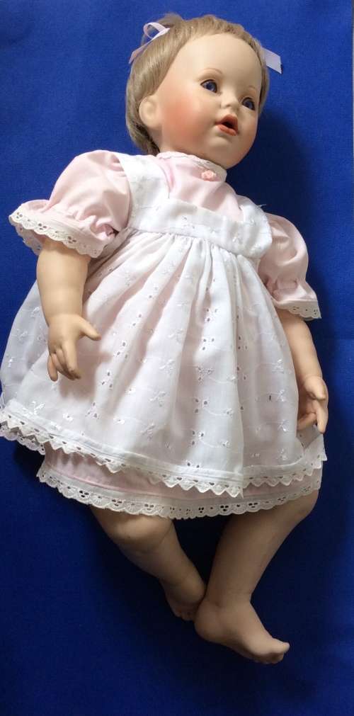 Vintage Porcelain Doll - Baby Shay by Rubert 1994