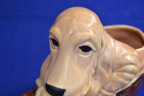 Vintage Royal Haeger Hound Dog Shoe Company Basset Planter