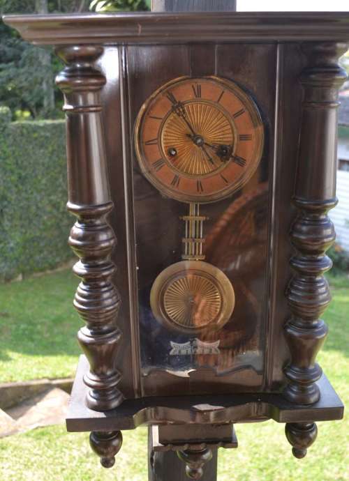 Vintage Wooden Wall Clock