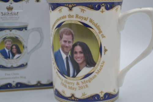 Prince Harry and Meghan Markle Royal Wedding Commemorative Mug - Boxed