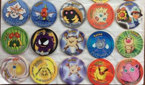 Simba Pokemon Tazos - Large collection of 105 Tazos