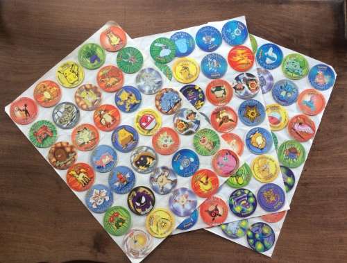Simba Pokemon Tazos - Large collection of 105 Tazos