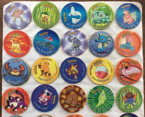 Simba Pokemon Tazos - Large collection of 105 Tazos