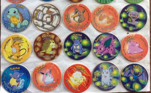 Simba Pokemon Tazos - Large collection of 105 Tazos