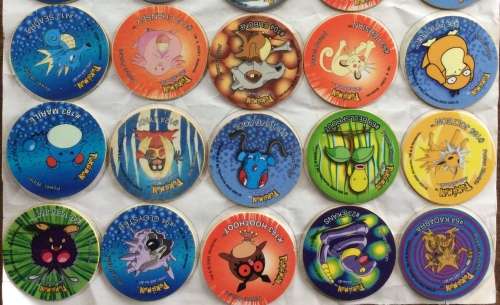 Simba Pokemon Tazos - Large collection of 105 Tazos
