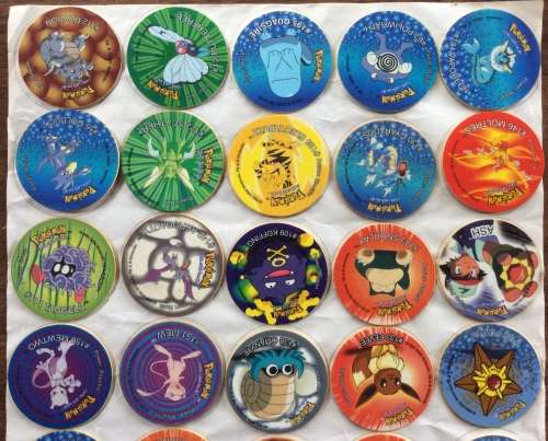 Simba Pokemon Tazos - Large collection of 105 Tazos